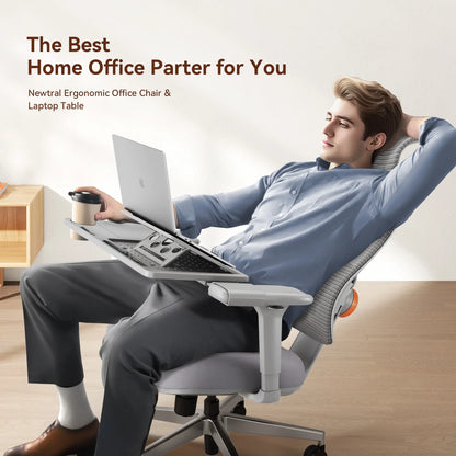 NEWTRAL Ergonomic Office Chair with Desktop,Adaptive Lower Back Support Gamer Chair,Adjustable Headrest Seat Depth Office Chair