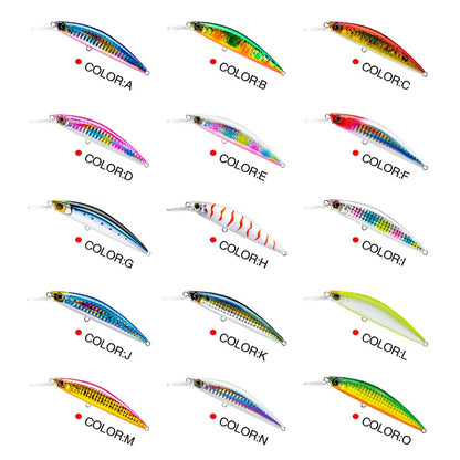 Freshwater Bait Mino 90MM110MM Ultra-long Cast Utra-long Bait Sinking Weight 27g37g Perch Bait Trolling Bait Fishing Tackle