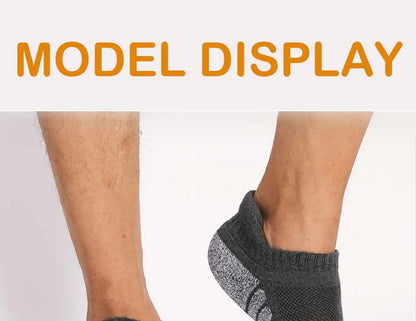 6pairs thickened towel bottom running socks mesh boat socks non-slip breathable sports socks Low cut Men's socks Women's socks