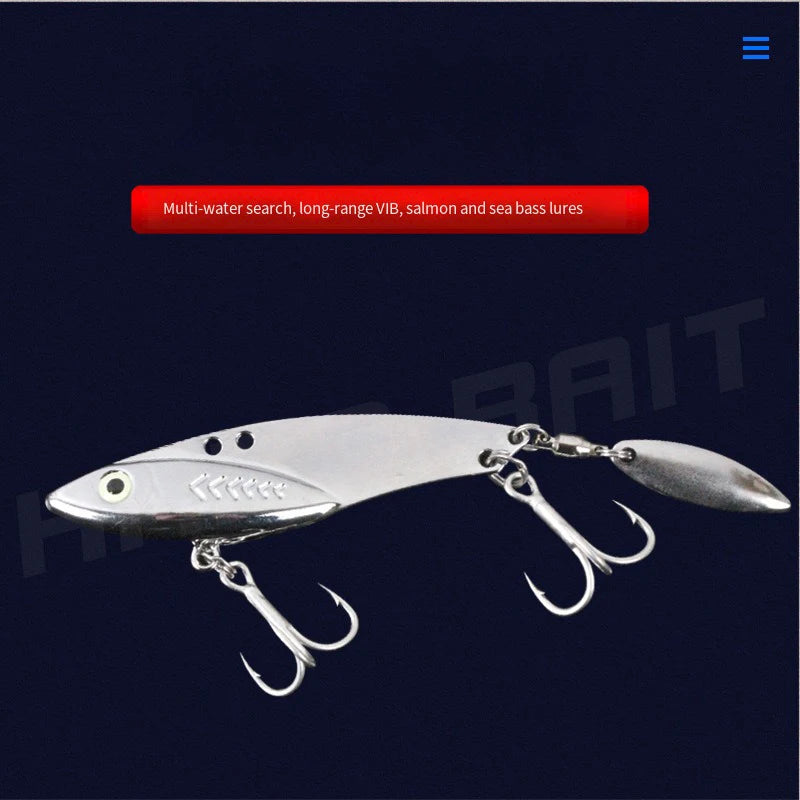 Fishing Lure 5g-30g Freshwater Saltwater Long Cast VIB Lure Zinc Alloy Metal Fish VIB Bait