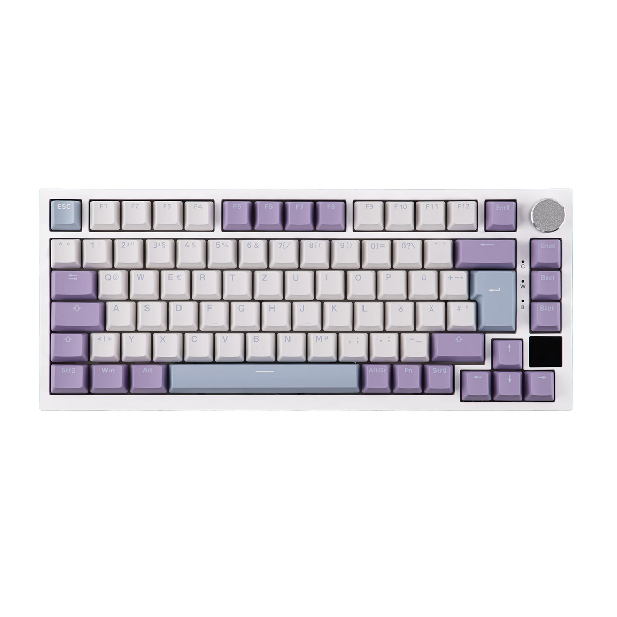 AJAZZ AK820 PRO mekaniskt tangentbord – tysk ISO-DE, RGB och TFT-skärm