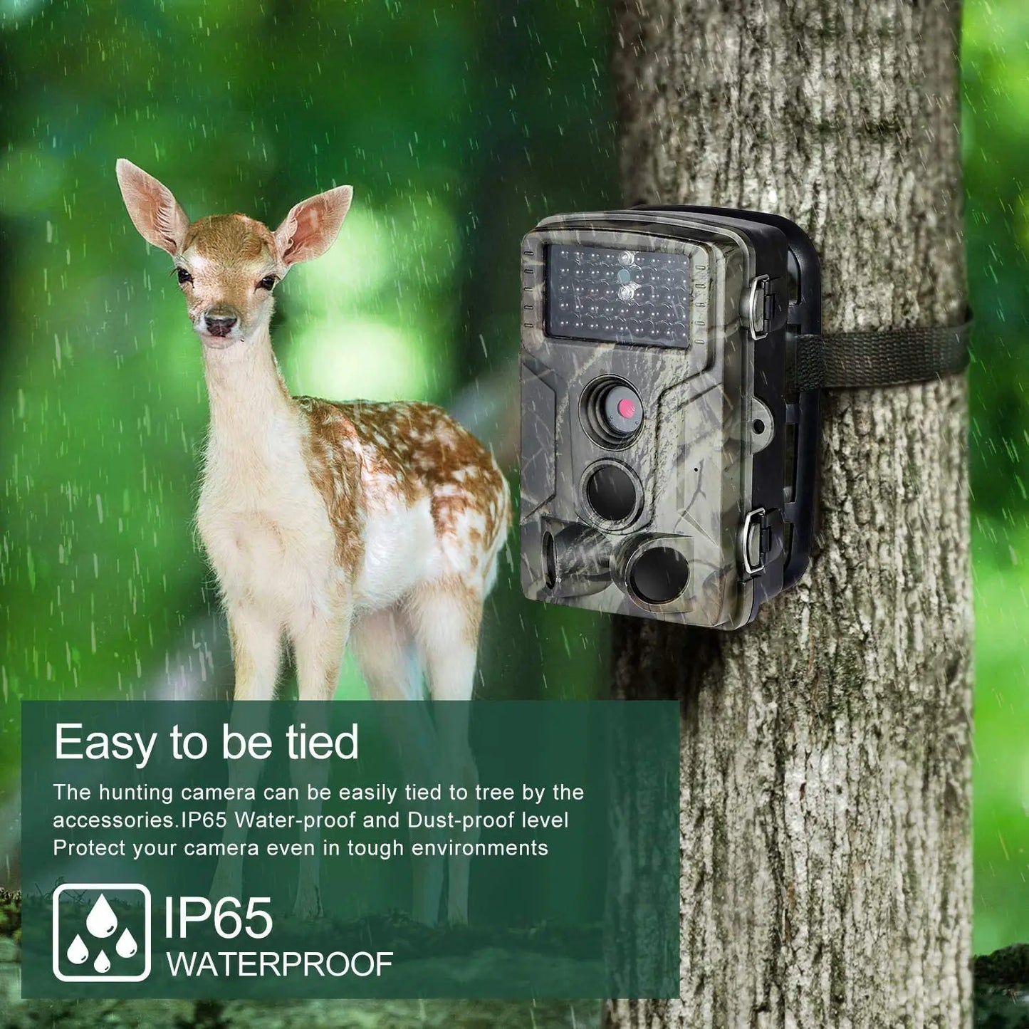 24MP 1080P Video  Wildlife Trail Camera Photo Trap Infrared Hunting Cameras HC802A Wildlife Wireless Surveillance Tracking Cams