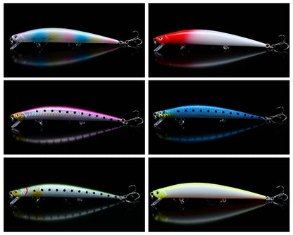 1pcs Fishing Lures 12.5cm/12g Minnow Lure Rattling High Quality Hard Bait Crankbait Wobbler Fishing Tackle Leurre Peche For Pike