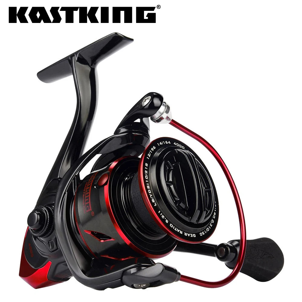 KastKing Sharky III Spinning Fiskerulle – 18kg Max Drag, 10+1 Kullager, Vattentålig, 1000–5000