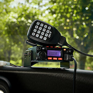 QYT KT-8900 25W GMRS Mobile Radio & Base Station,Long Range Two-Way Radio with NOAA Weather Scan & Alert, Integrated Control Mic