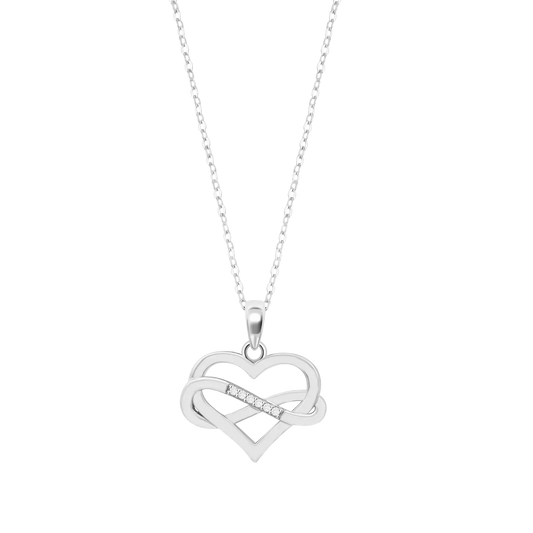 Lotus Silver Halsband i Sterling Silver 925 med Zirkoner