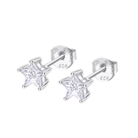 Lotus Silver Örhängen i Sterling Silver 925 med Zirkoner