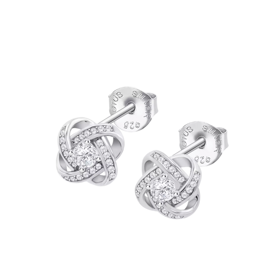 Lotus Silver Örhängen i Sterling Silver 925 med Zirkoner