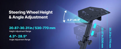 SucceBuy Racing Wheel Stand Simulator Cockpit Steering Wheel Stand Fit Logitech G25 G27 G29 G920 Thrustmaster T300RS TX F458