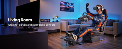 SucceBuy Racing Wheel Stand Simulator Cockpit Steering Wheel Stand Fit Logitech G25 G27 G29 G920 Thrustmaster T300RS TX F458